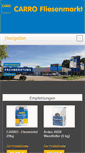 Mobile Screenshot of carro-fliesen.de