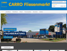 Tablet Screenshot of carro-fliesen.de